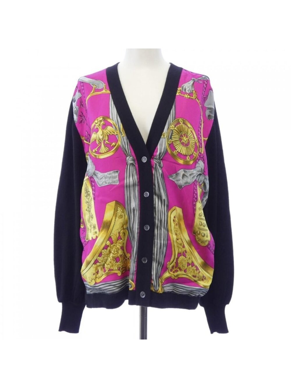 Hermes Vintage Etriers Twillaine Cardigan